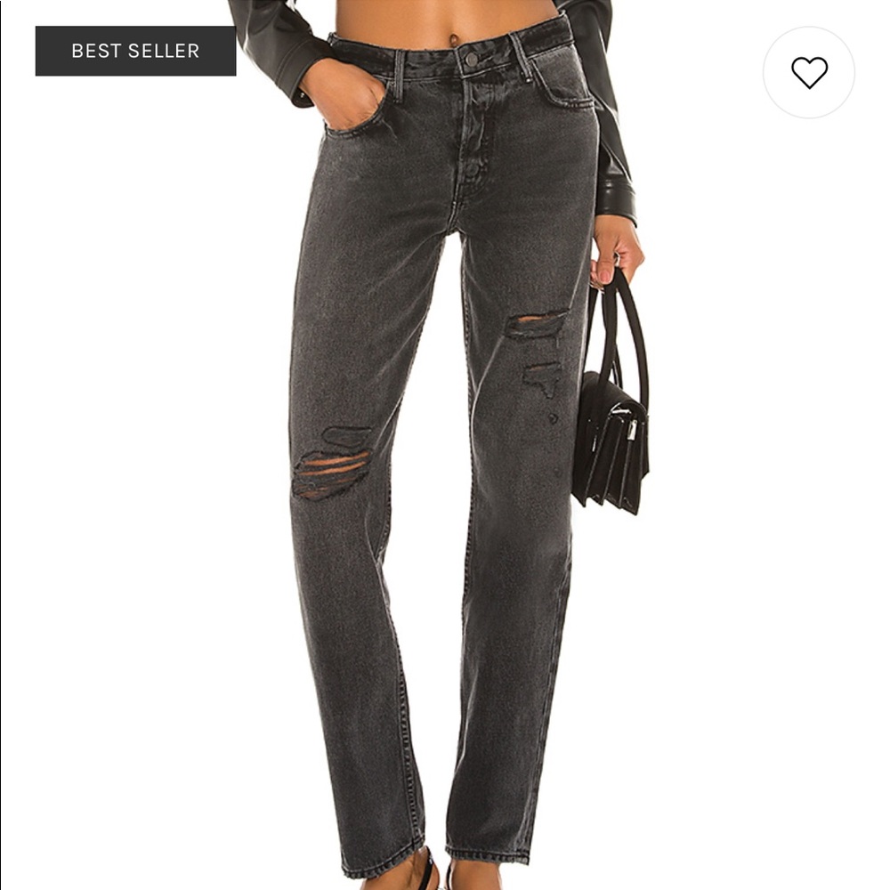 GRLFRND Dark bf jeans